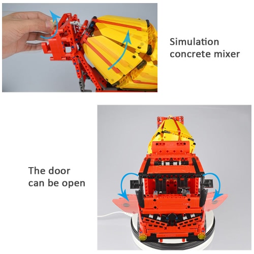 814Pcs Double E C51014W 2 in 1 RC Mixer Truck Building Blocks Kits 2.4G Engineering Model DIY Construction Toys от Tomtop.com INT 814Pcs Double E C51014W 2 in 1 RC Mixer Truck Building Blocks Kits 2.4G Engineering Model DIY Construction Toys от Tomtop.com INT
