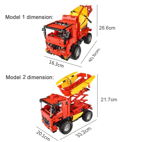 814Pcs Double E C51014W 2 in 1 RC Mixer Truck Building Blocks Kits 2.4G Engineering Model DIY Construction Toys от Tomtop.com INT 814Pcs Double E C51014W 2 in 1 RC Mixer Truck Building Blocks Kits 2.4G Engineering Model DIY Construction Toys от Tomtop.com INT