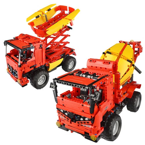 814Pcs Double E C51014W 2 in 1 RC Mixer Truck Building Blocks Kits 2.4G Engineering Model DIY Construction Toys от Tomtop.com INT 814Pcs Double E C51014W 2 in 1 RC Mixer Truck Building Blocks Kits 2.4G Engineering Model DIY Construction Toys от Tomtop.com INT