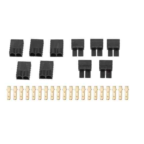 5 pares de enchufes de conector de alta corriente (macho y hembra) para RC Traxxas Car ESC Battery