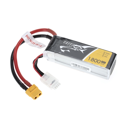 ACE TATTU 1800 mAh 11.1 V 45C 3S1P 3S Lipo batería con conector XT60 Plug para FPV Racing Drone