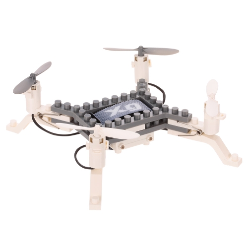 

XG171 DIY Building Block Drone Height Hold One Key Return Clip Quadcopter Toy