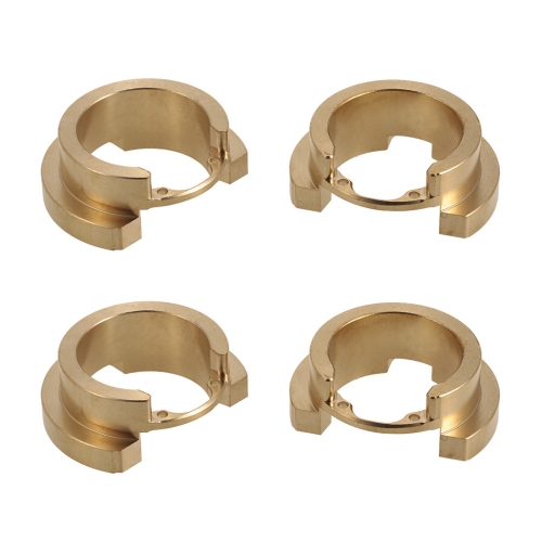 

4pcs Brass Counterweight Steering Block Wheel Knuckle Axle Balance Weight for 1/10 RC Traxxas TRX-4 Trail RC Crawler Truck