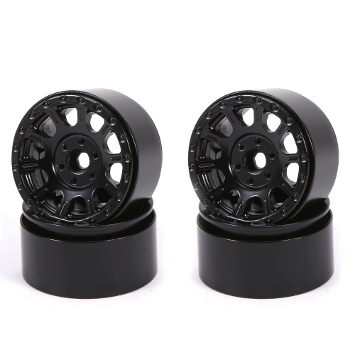 

AUSTAR AX-2018BK 4PCS 62*35mm Aluminum Alloy Wheel Rim for RC Off-road Car Compatible with trx6 KM2 AXI03004 AXI03005