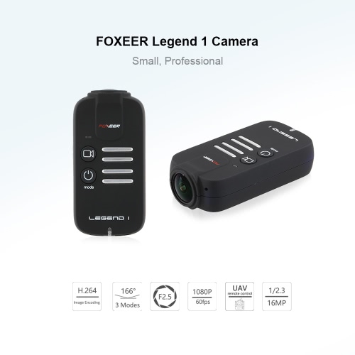 

Original FOXEER Legend 1 HS1186 1080P 60fps HD 16MP Action Camera for RC FPV Multicopter Quadcopter ZMR180 QAV210 250 Racing Drone