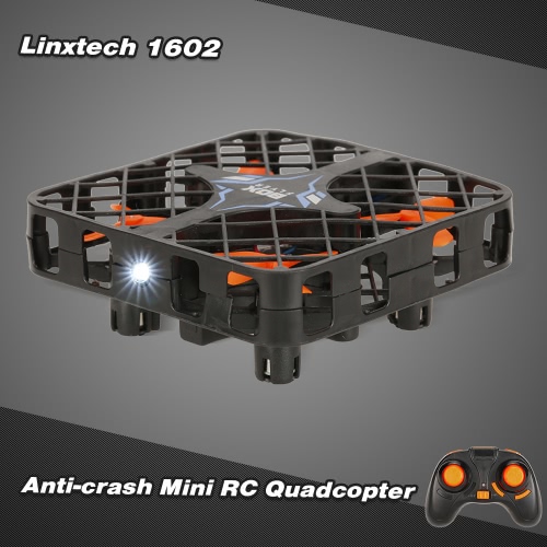 Linxtech 1602 2.4G 6 Axis Gyro 3D Flip Crashworthy Structure Mini RC Quadcopter от Tomtop.com INT Linxtech 1602 2.4G 6 Axis Gyro 3D Flip Crashworthy Structure Mini RC Quadcopter от Tomtop.com INT