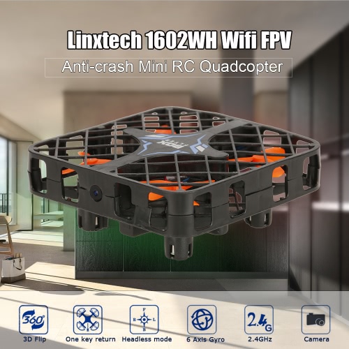 Linxtech 1602 2.4G 6 Axis Gyro 3D Flip Crashworthy Structure Mini RC Quadcopter от Tomtop.com INT Linxtech 1602 2.4G 6 Axis Gyro 3D Flip Crashworthy Structure Mini RC Quadcopter от Tomtop.com INT