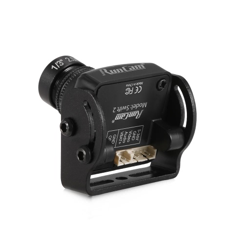 

RunCam Swift 2 600TVL 2.5mm объектив 130 ° FOV FPV Camera OSD с ИК-блокировкой NTSC для QAV250 Racing Drone Quadcopter Aerial Phot