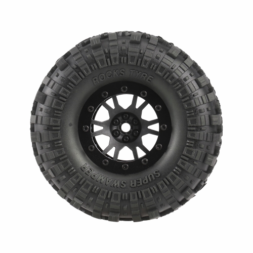 

4шт AUSTAR 4020-2 110 мм 1.9in Rim Rubber Tire Wheel для AXAIL SCX10 90046 RC4WD D90 1/10 RC Rock Crawler Car