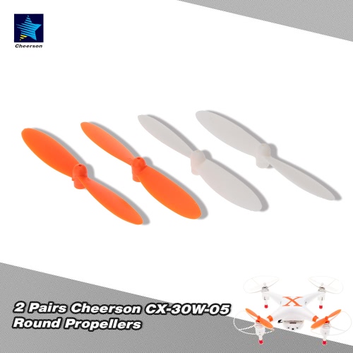 2 Paris Original Cheerson CX-30W-05 Round Propellers for Cheerson CX-30 CX-30W RC Quadcopter