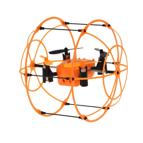 

Original Helic Max Sky Walker 1336 Mini 2.4G 4CH 3D Eversion Flying and Running RC Quadcopter with Ball Shaped Protector