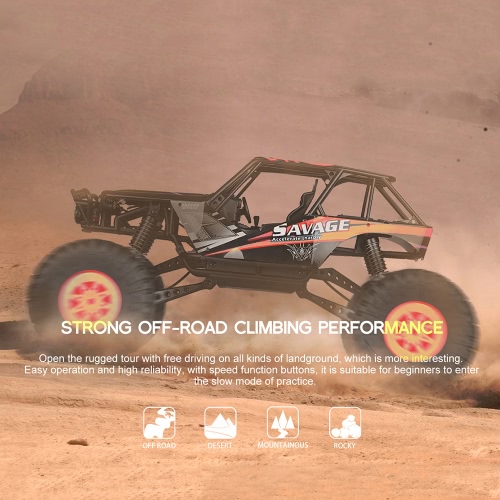 

Original WLtoys 10428-D 1/10 2.4G 4WD Electric Brushed Crawler RTR RC Car