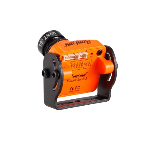 

RunCam Swift 2 600TVL 2.5mm объектив 130 ° FOV FPV Camera OSD с ИК-блокировкой PAL для QAV250 Racing Drone Aerial Photography