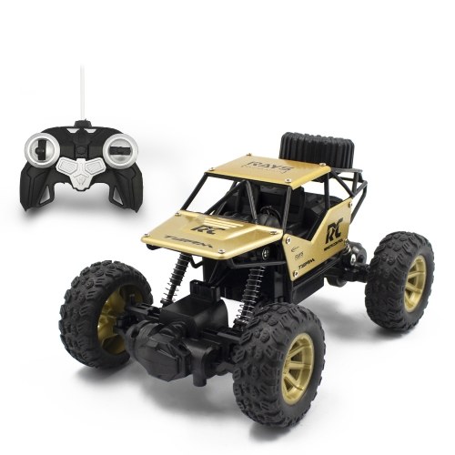 

1:18 Alloy Car Crawler Climbing Car Off Road Car Rubber Tires Rechargeable Battery Toy