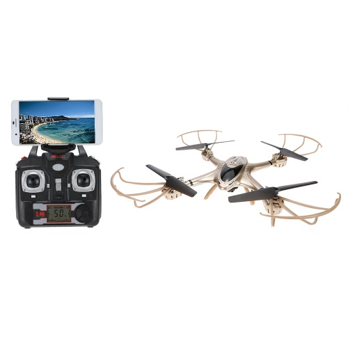 

Оригинальная MJX X401H Wifi FPV 0.3MP HD-камера RC Quadcopter с двойным режимом Высота над уровнем моря 3D-флип-вертолет RTF