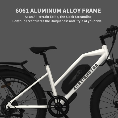 

AOSTIRMOTOR S07-G 750W Electric Mountain Bicycle 35-80km Range 26*4.0 Fat Tire E-Bike