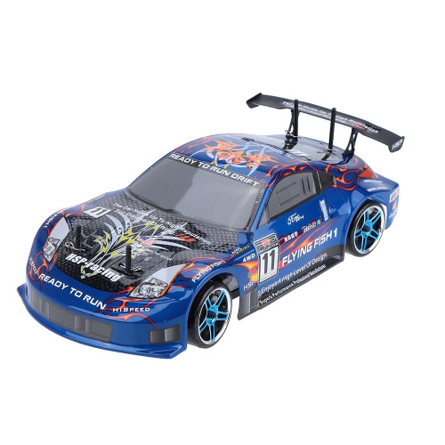 

Оригинальный HSP 94123 2.4Ghz передатчик Электронный Работает Brushless ESC 1/10 летучей рыбы на дороге дрейфующих РТР 4WD RC авто