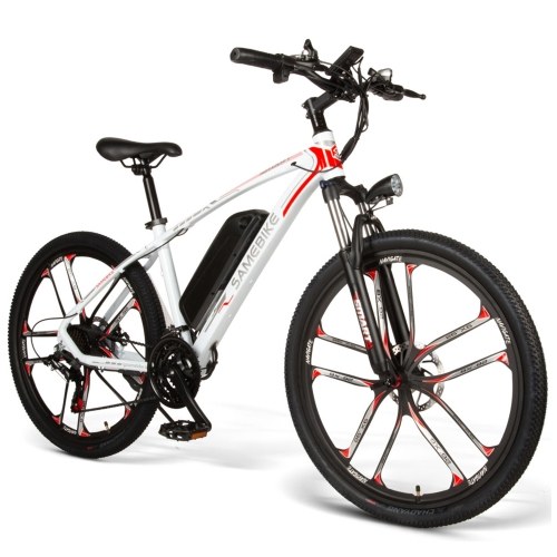 

Samebike MY-SM26 Ebike 26.0*1.95 Inch Tires 350W Motor Power Assist Electric Bike Max 80km Range