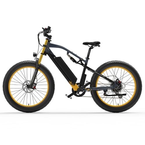 

LANKELEISI RV700 Mountain Snow Beach Ebike 26*4.0" Fat Tires 1000W Brushless Motor Electric Bike 130km Power-Assist Range