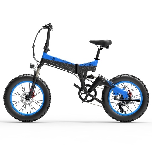 BEZIOR XF200 20-inch Fat Tire 1000W Brushless Motor Folding Electric Bike
