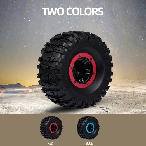 

4pcs 120mm 1.9 Inch Rim Rubber Inflatable Tyre Tire Wheel for RC Car Traxxas HSP Redcat RC4WD Tamiya Axial SCX10 D90 HPI RC Rock Crawler