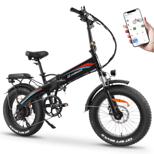

KAISDA K2P PRO Складной электрический велосипед 20 ''x 4,0 с толстыми шинами Электрический снегоход E Bike с двигателем 750 Вт, аккумулятором 48 В, 15 Ач, 7-ступенчатым переключением передач для взрослых, путешествующих на работу