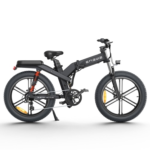 

Folding Electric Bike 24*4.0 inch Fat Tire 1000W Motor 48V 19.2Ah & 10Ah Dual Battery 150km Assisted Range Triple Suspension System for All-Terrain Roads Mountain E-Bike