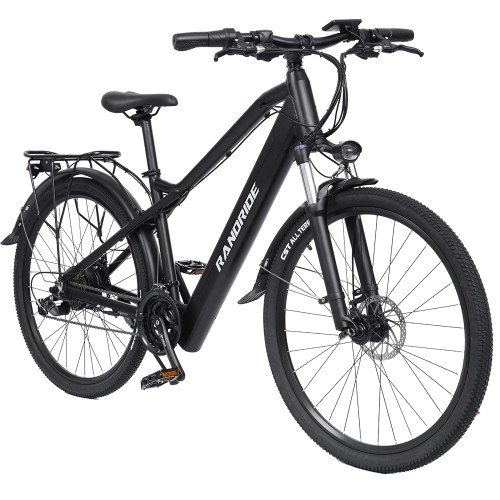 

RANDRIDE Y90BL Electric Bike 27.5 Inch Tire 500W Motor Brushless Motor 48V 13.6AH Removable Lithium Battery Dual Disc Brakes 60~70 Kilometers 27-Speed Aviation Grade Aluminum Alloy Frame