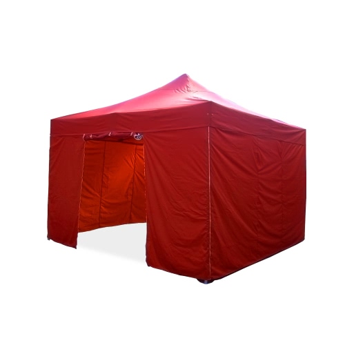 Lot complet bâches latérales 4x4m polyester 380g/m² - 3 pleins + 1 porte