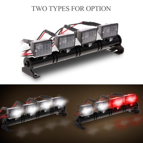 

RC Car Square LED Light & Cover for 1/10 RC Crawler Axial SCX10 D90 110 Traxxas TRX-4 Tamiya HSP RC Car Parts