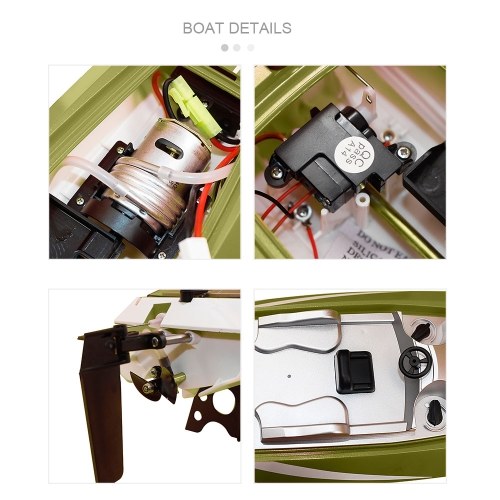 

Original Feilun FT016 2.4G 30km/h High Speed RC Racing Boat with Water Cooling Flipped Self-righting Function