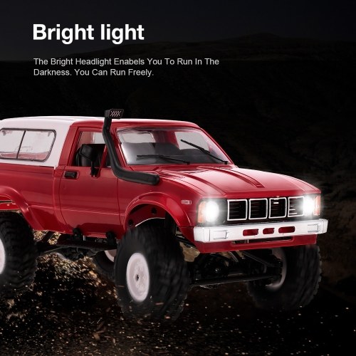 

WPL C-24K 1/16 4WD RC Off-road Car Pick-up Truck KIT Version DIY Toy with Motor & Servo