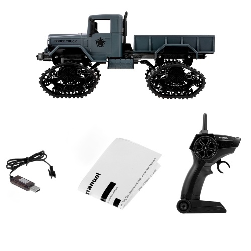 

Fayee FY001B 1/16 2.4GHz 4WD 3000G Load Snow Tyre Военный грузовик внедорожник Crawler RC Car