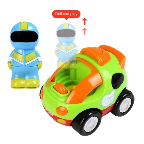 

RC мультфильм гонки автомобиль с музыкой и огнями Электрические игрушки управления радио