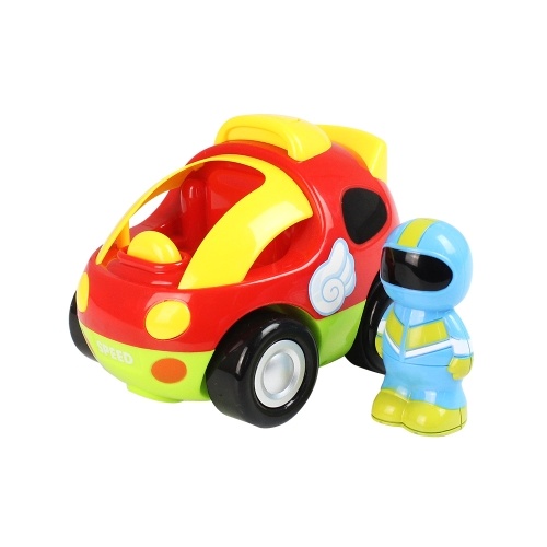 

RC мультфильм гонки автомобиль с музыкой и огнями Электрические игрушки управления радио