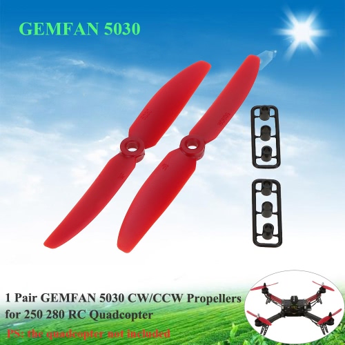 1 Pair GEMFAN 5030 CW/CCW Propellers for QAV250 H250 280 RC Quadcopter