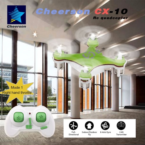 

Original Mode 1 Cheerson CX-10 2.4G 6-Axis Gyro RTF Mini Drone
