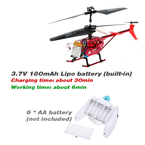 Qun Yi Toys QY66-X07E 3.5CH Infrared Control Letters Patterns LED Alloy RC Helicopter от Tomtop.com INT Qun Yi Toys QY66-X07E 3.5CH Infrared Control Letters Patterns LED Alloy RC Helicopter от Tomtop.com INT