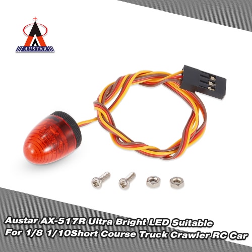 

Austar AX-517B 5 Modes Available Ultra Bright LED for 1/8 1/10 CC01 D90 SCX10 4WD Short Course Truck Crawler RC Car