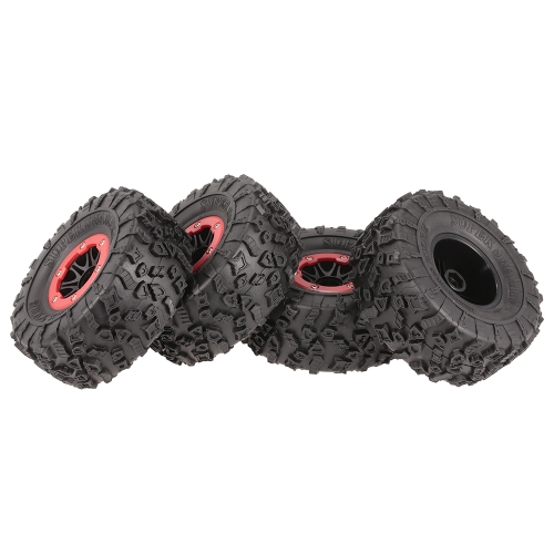 

4шт AUSTAR AX-4021F 132 мм 2.2inch Rim Rubber Шины Комплект колес для осевого SCX10 RC4WD D90 1/10 RC Rock Crawler Car