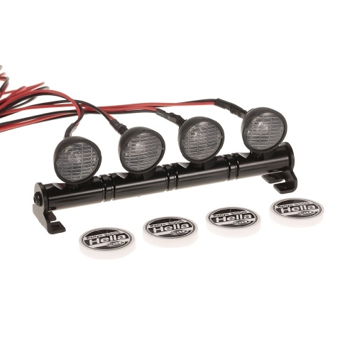 RC Voiture Ronde LED Lumière et Couverture pour 1/10 RC Crawler Axial SCX10 D90 110 Traxxas TRX-4 Tamiya HSP RC Voiture Pièces