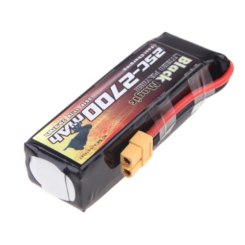 

Черная магия 2700mAh 11.1V 25 C LiPo аккумулятор XT60 штекер для DJI Фантом горючего батарея (DJI Фантом горючего батарея, 2700mAh 11.1V литий-полимерный аккумулятор)