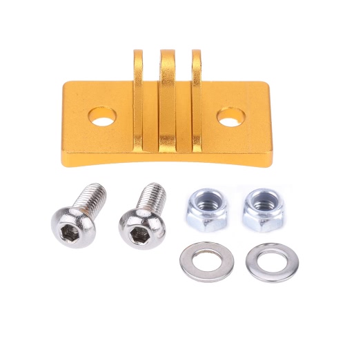 NEW Aluminum Alloy Skydive Helmet Mount Yellow for GoPro Hero 3 2 1 FPV Part (GoPro Hero FPV Part,GoPro Hero Mount)