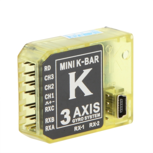 

Новый 3Axis KBAR гироскопа V2 5.3.4PRO бесфлайбарной системы стабилизации системы FBL для выравнивания TREX 450 500 550 вертолет