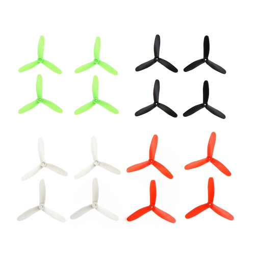 

RC Часть 16Pcs четыре цвета 3-Leaf Propeller Набор для CX-10 CX-10A CX-10C CX-10D CX-10Вт CX-10WD WLtoys V646 V676 JJRC H1 H7 Hubsan H111 GoolRC T10 Quadcopter