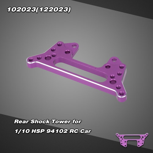 122023 Upgrade Spare Parts Blue Aluminum Rear Shock Tower for 1/10 RC Model Car