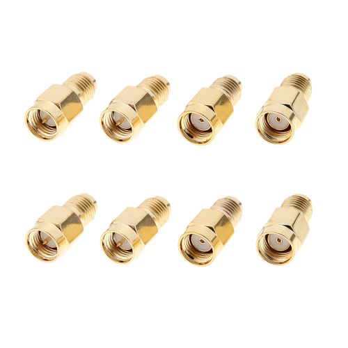 GoolRC 8 Pcs 5.8G SMA-J SMA-K RP-SMA-J RP-SMA-K Antenna Connector for RC Aircraft FPV