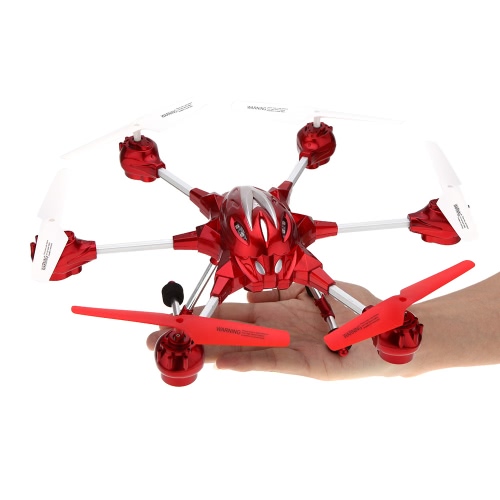 HUAJUN W609-10 4.5CH 2.4G with Six Axis Gyro 360° Rotating RTF RC Hexacopter Drone UFO（Middle Size）Without Camera