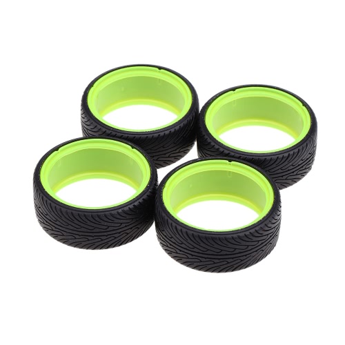 4pcs/Set 1/10 doppio strato grano Drift auto pneumatici per Traxxas HSP Tamiya HPI Kyosho RC auto parte