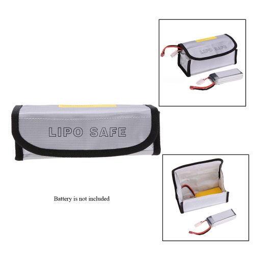 GoolRC Muiltifunction Lipo Battery Explosion-proof 185*75*60mm Bag Safty Bag Lipo Gurad Bag Battery Protection Bag for LiPo Battery Charging